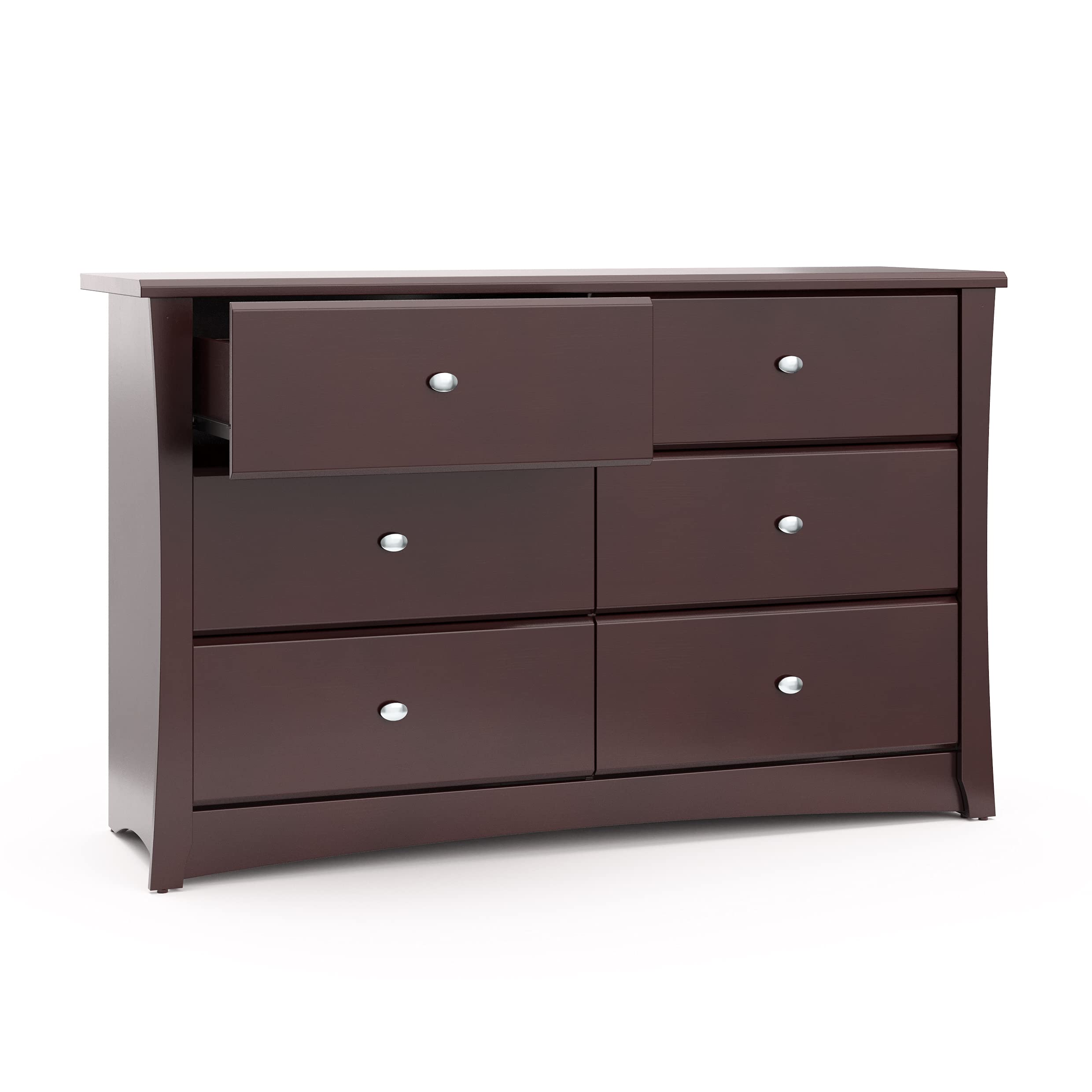 Amazon.com : Storkcraft Crescent 6-Drawer Dresser (Espresso
